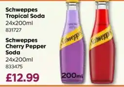 Bestway Schweppes tropical soda offer