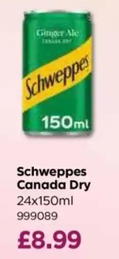 Bestway Schweppes canada dry offer