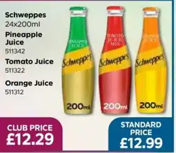 Bestway Schweppes pineapple juice offer