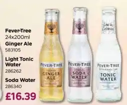 Bestway Fever-Tree Ginger Ale offer