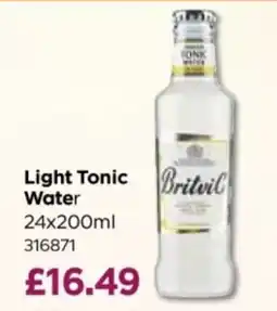 Bestway Britvic light tonic water offer
