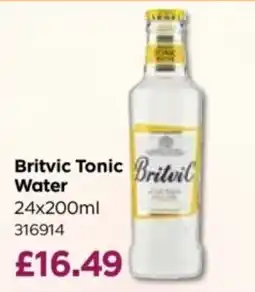 Bestway Britvic tonic water offer