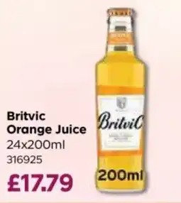 Bestway Britvic orange juice offer