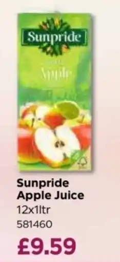 Bestway Sunpride apple juice offer