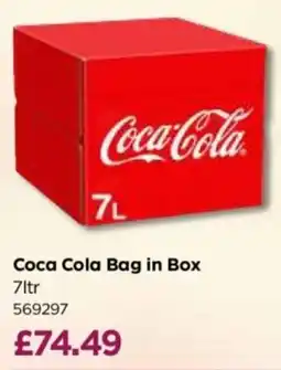 Bestway Coca Cola Bag in Box offer