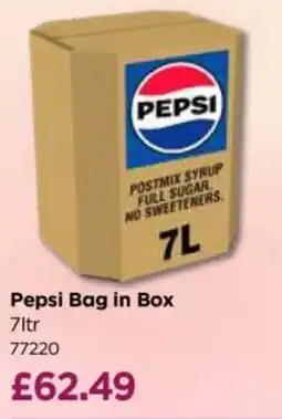 Bestway Pepsi Bag in Box offer