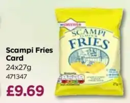 Bestway Scampi Fries Card offer