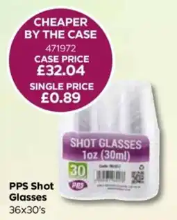 Bestway PPS Shot Glasses offer