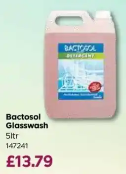 Bestway Bactosol glasswash offer
