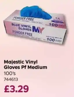 Bestway Majestic vinyl gloves pf medium offer