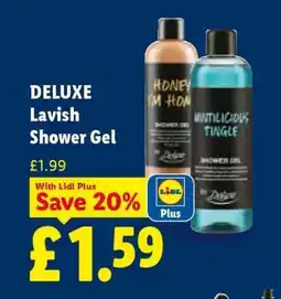 Lidl DELUXE Lavish Shower Gel offer