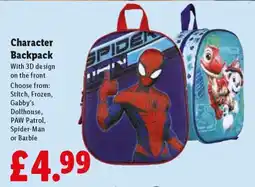 Lidl Character Backpack offer