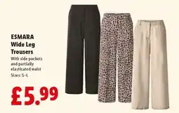 Lidl ESMARA Wide Leg Trousers offer