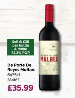 Bestway De Porte De Reyes Malbec offer