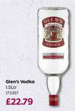 Bestway Glen’s Vodka offer