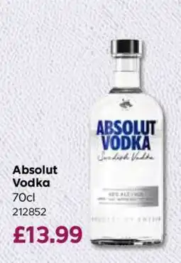 Bestway Absolut Vodka offer