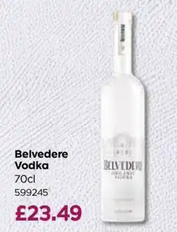 Bestway Belvedere Vodka offer