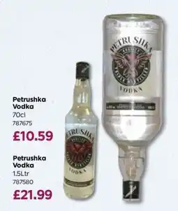 Bestway Petrushka Vodka 70cl offer