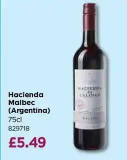 Bestway Hacienda Malbec (Argentina) offer