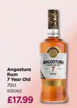 Bestway Angostura Rum 7 Year Old offer