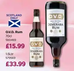 Bestway O.V.D. Rum 70cl offer