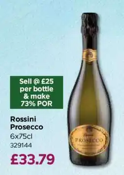 Bestway Rossini Prosecco offer