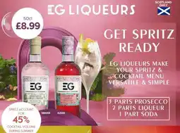 Bestway EG Liqueurs offer