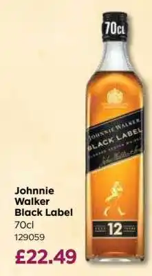 Bestway Johnnie Walker Black Label offer
