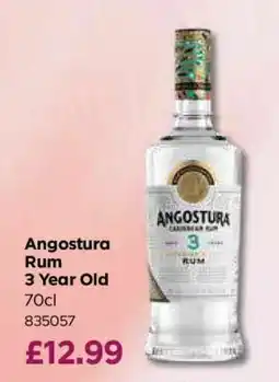 Bestway Angostura Rum 3 Year Old offer