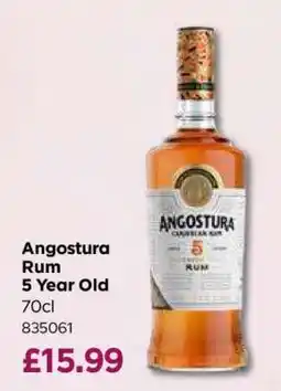 Bestway Angostura Rum 5 Year Old offer