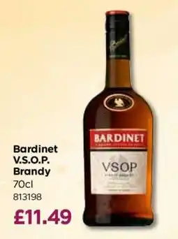 Bestway Bardinet V.S.O.P. Brandy offer
