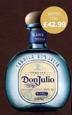 Bestway Don Julio Blanco Tequila offer