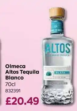 Bestway Olmeca Altos Tequila Blanco offer