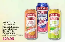 Bestway Smirnoff Crush offer