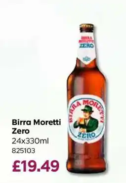 Bestway Birra Moretti Zero offer