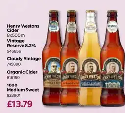 Bestway Henry Westons Cider offer