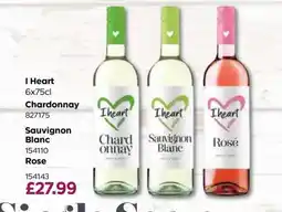 Bestway I Heart 6x75cl offer