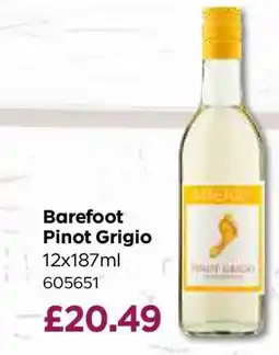 Bestway Barefoot Pinot Grigio offer