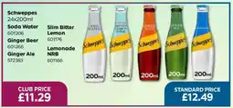 Bestway Schweppes 24x200ml offer
