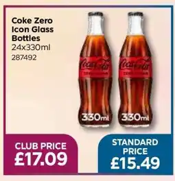 Bestway Coke Zero Icon Glass Bottles offer