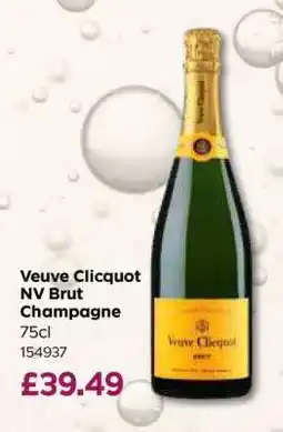 Bestway Veuve Clicquot NV Brut Champagne offer