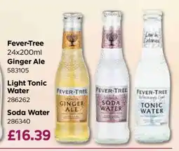 Bestway Fever-Tree Ginger Ale offer