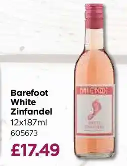 Bestway Barefoot White Zinfandel offer