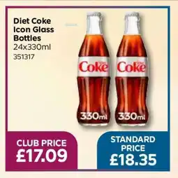 Bestway Diet Coke Icon Glass Bottles offer