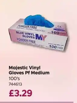 Bestway Majestic Vinyl Gloves Pf Medium offer