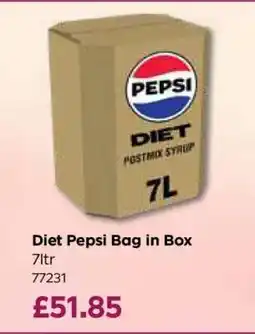 Bestway Diet Pepsi Bag in Box offer