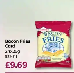 Bestway Bacon fries Card offer