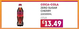 Bestway COCA-COLA ZERO SUGAR CHERRY offer