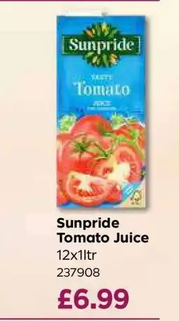 Bestway Sunpride Tomato Juice offer