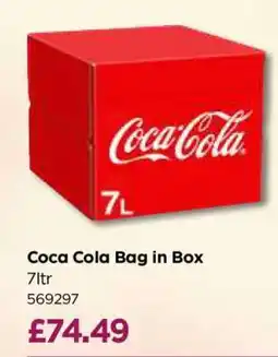 Bestway Coca Cola Bag in Box offer